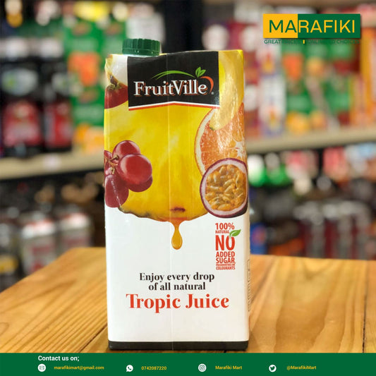 FRUITVILLE TROPIC JUICE 1LTR