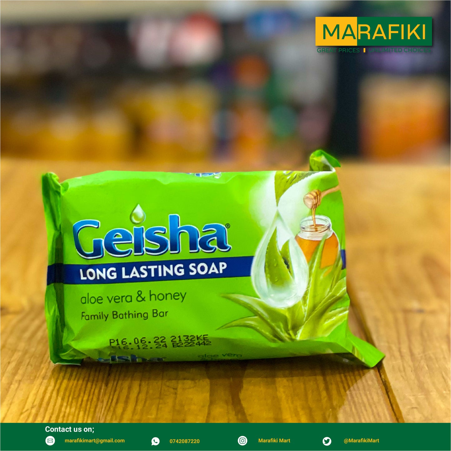 GEISHA ALOE VERA & HONEY 200G