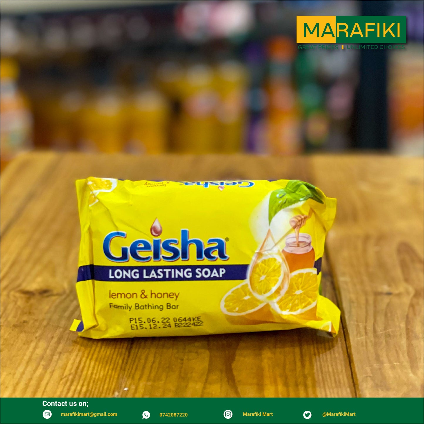 GEISHA LEMON & HONEY 125G