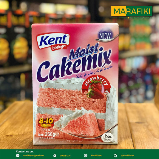 KENT MOIST CAKEMIX STRAWBERRY 350G