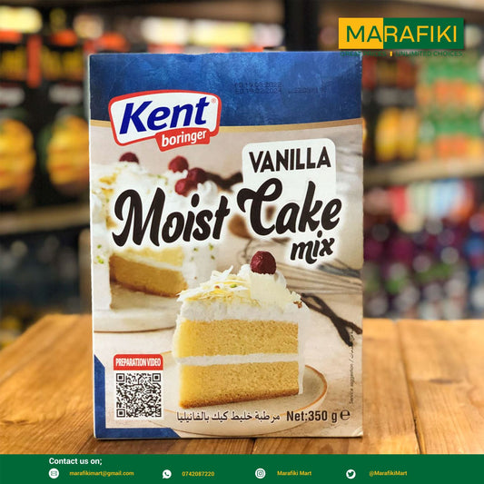 KENT VANILLA MOIST CAKE MIX 350G