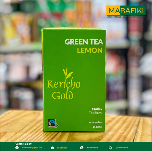 KERICHO GOLD GREEN TEA LEMON