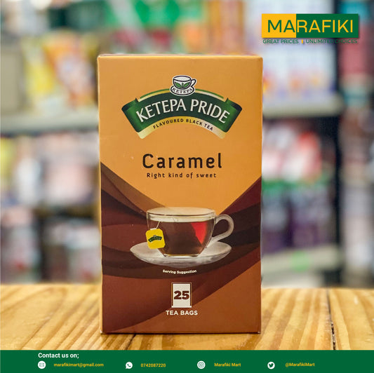 KETEPA PRIDE CARAMEL TEA BAGS 50G