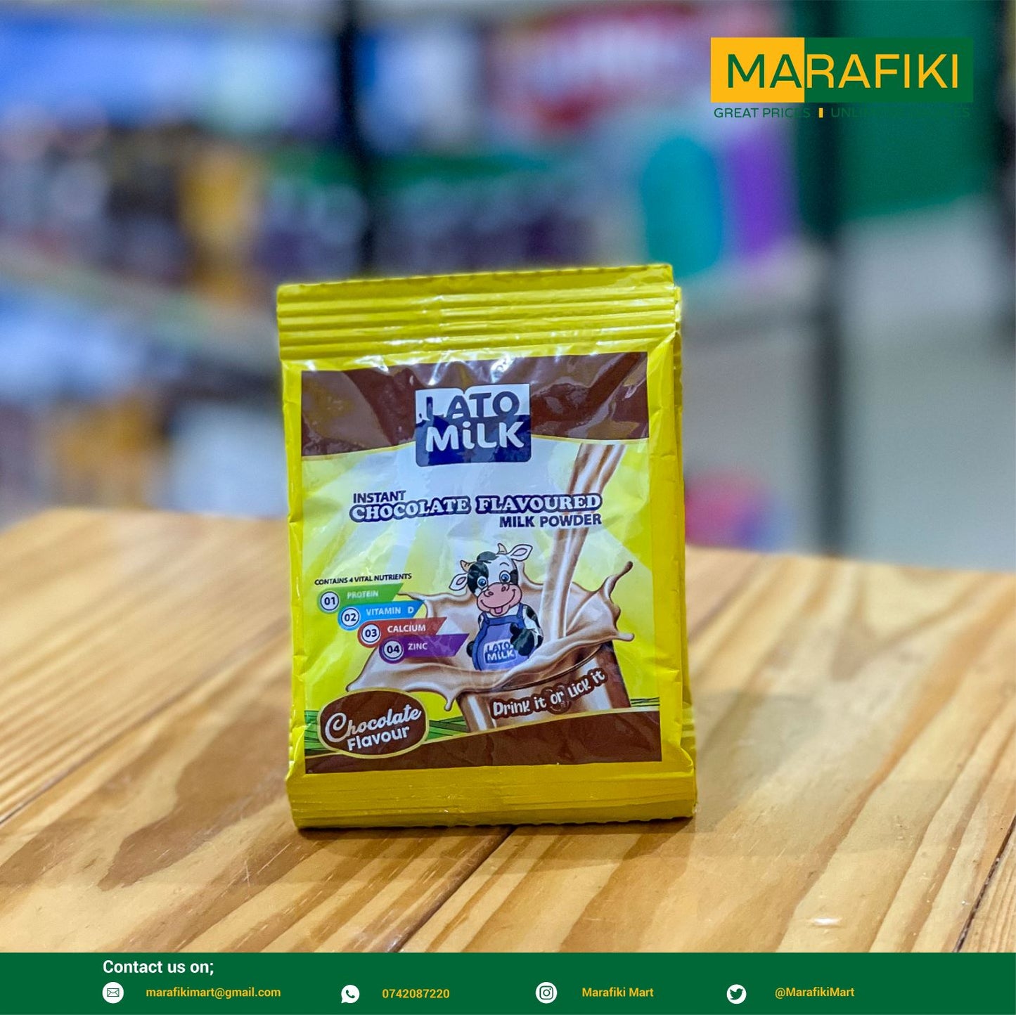 LATO POWDER MILK CHOCO 15G