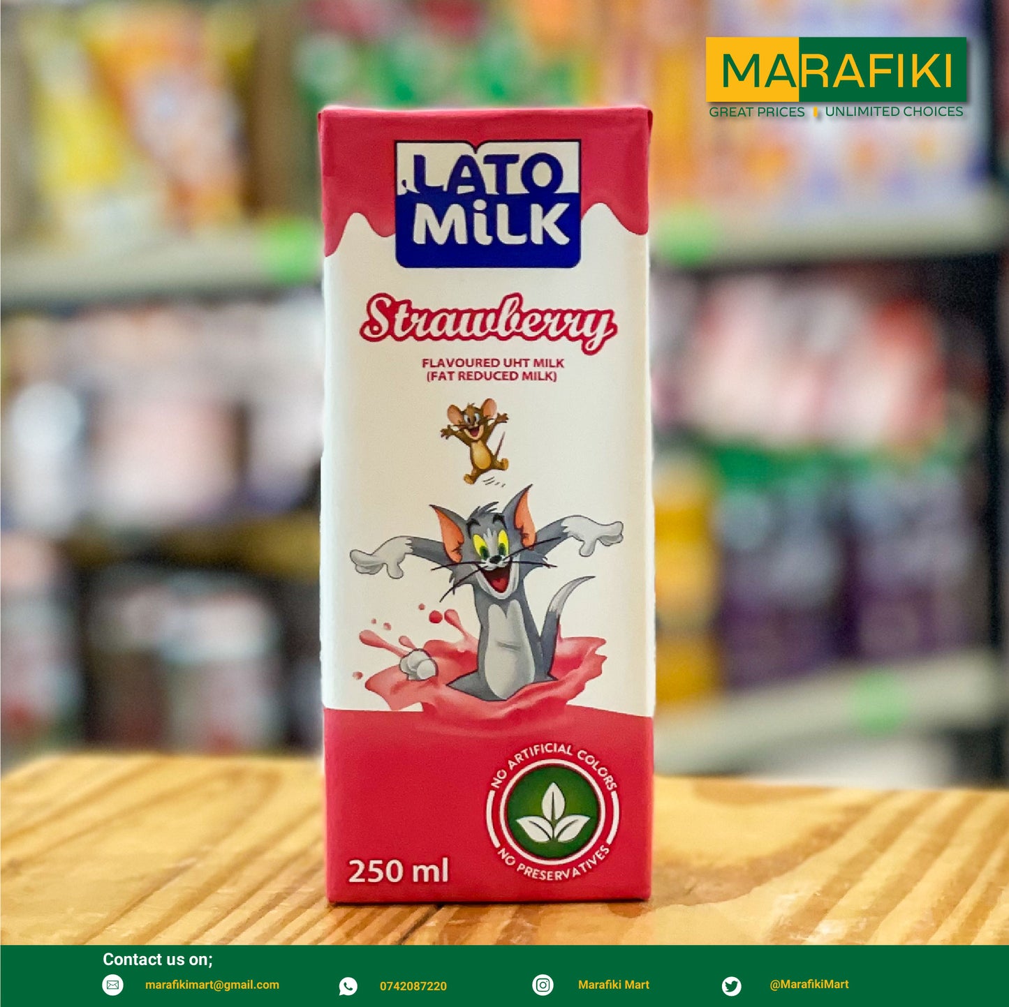 LATO MILK STRAWBERRY 250ML