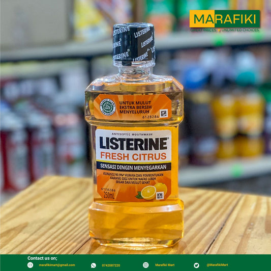 LISTERINE MOUTHWASH FRESH CITRUS 250ML