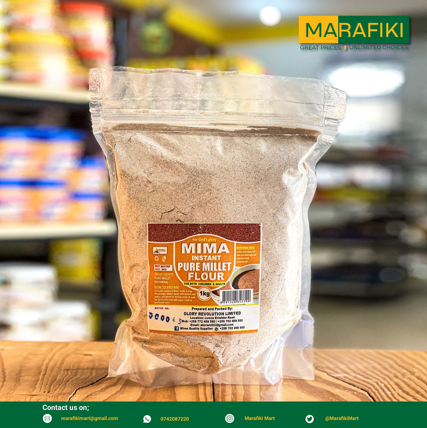 MIMA PURE MILLET FLOUR 1KG