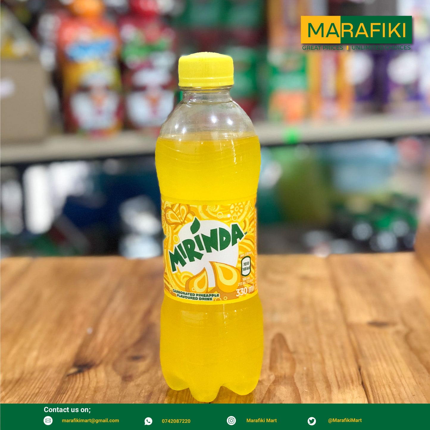 MIRINDA PINEAPPLE 330ML