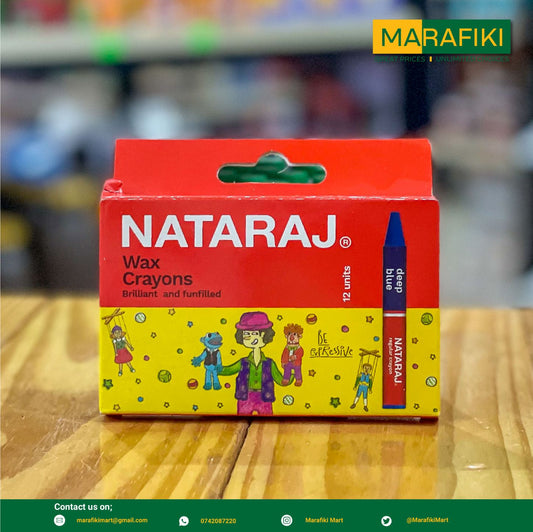 NATARAJ WAX CRAYONS SHORT