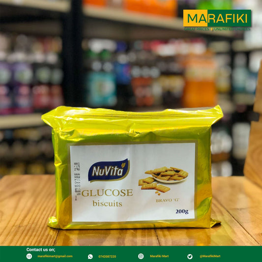 NUVITA GLUCOSE BISCUITS 200GMS