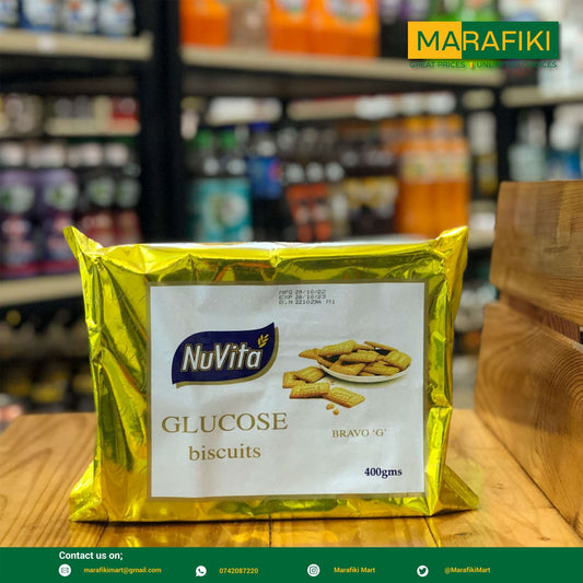 NUVITA GLUCOSE BISCUITS 400GMS