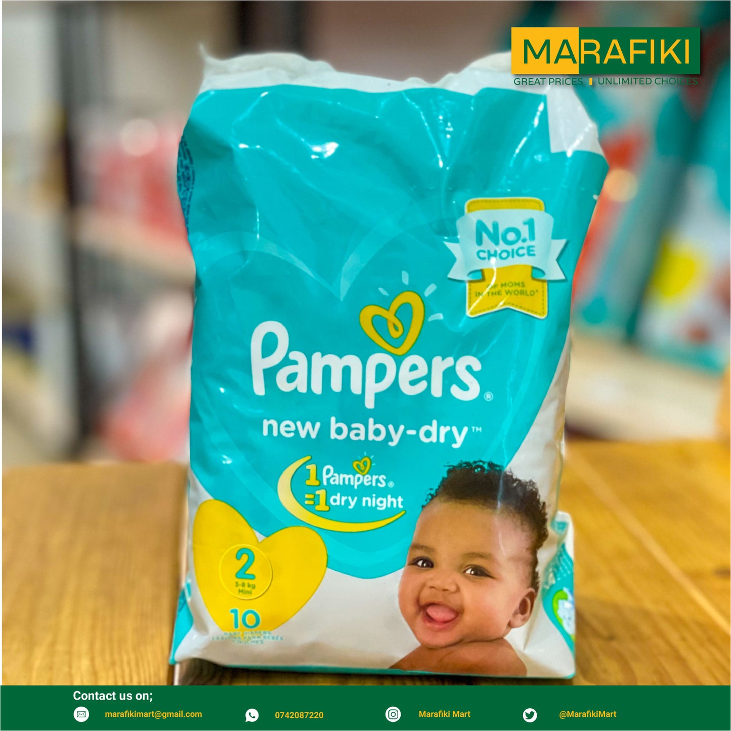 PAMPERS NEW BABY 2-10PCS