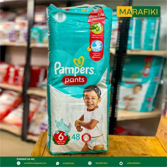 PAMPERS PANTS JUMBO 6- 48PCS
