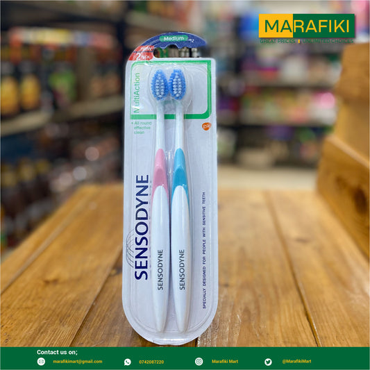 SENSODYNE MULTIACTION MEDIUM TOOTHBRUSH 2PACK
