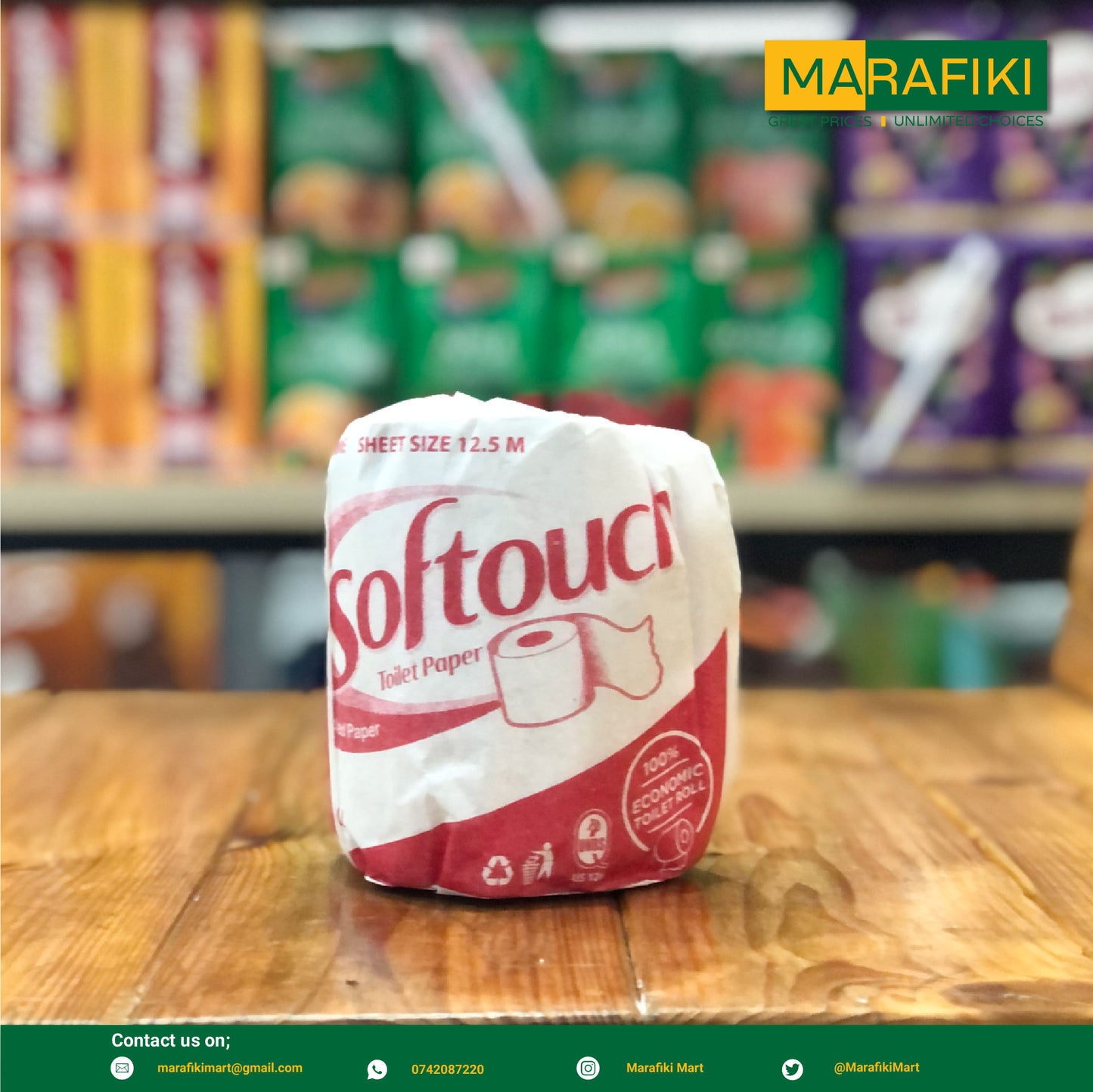 SOFTOUCH TOILETPAPER 1PC