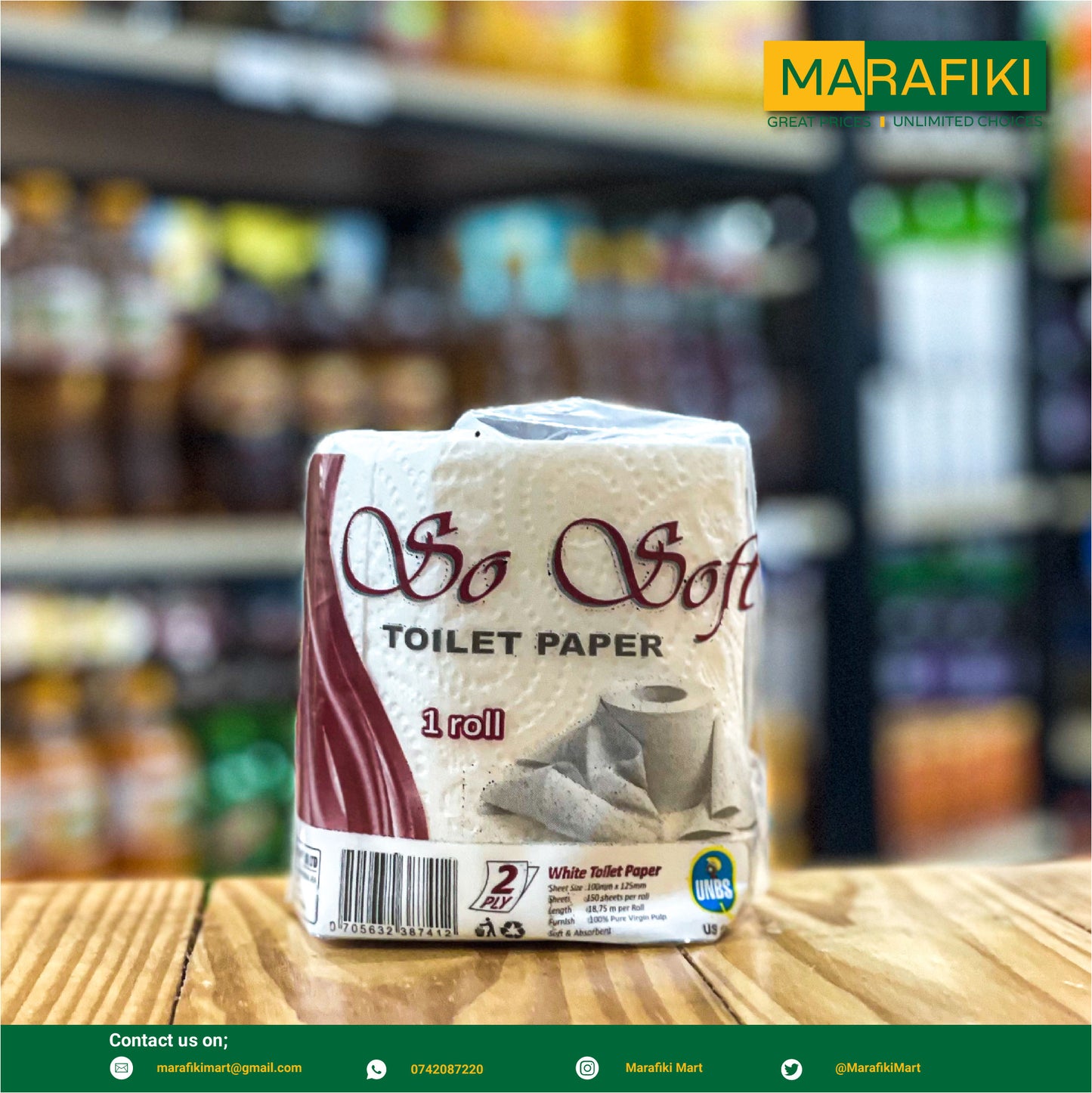 SO SOFT TOILET PAPER 1PIECE