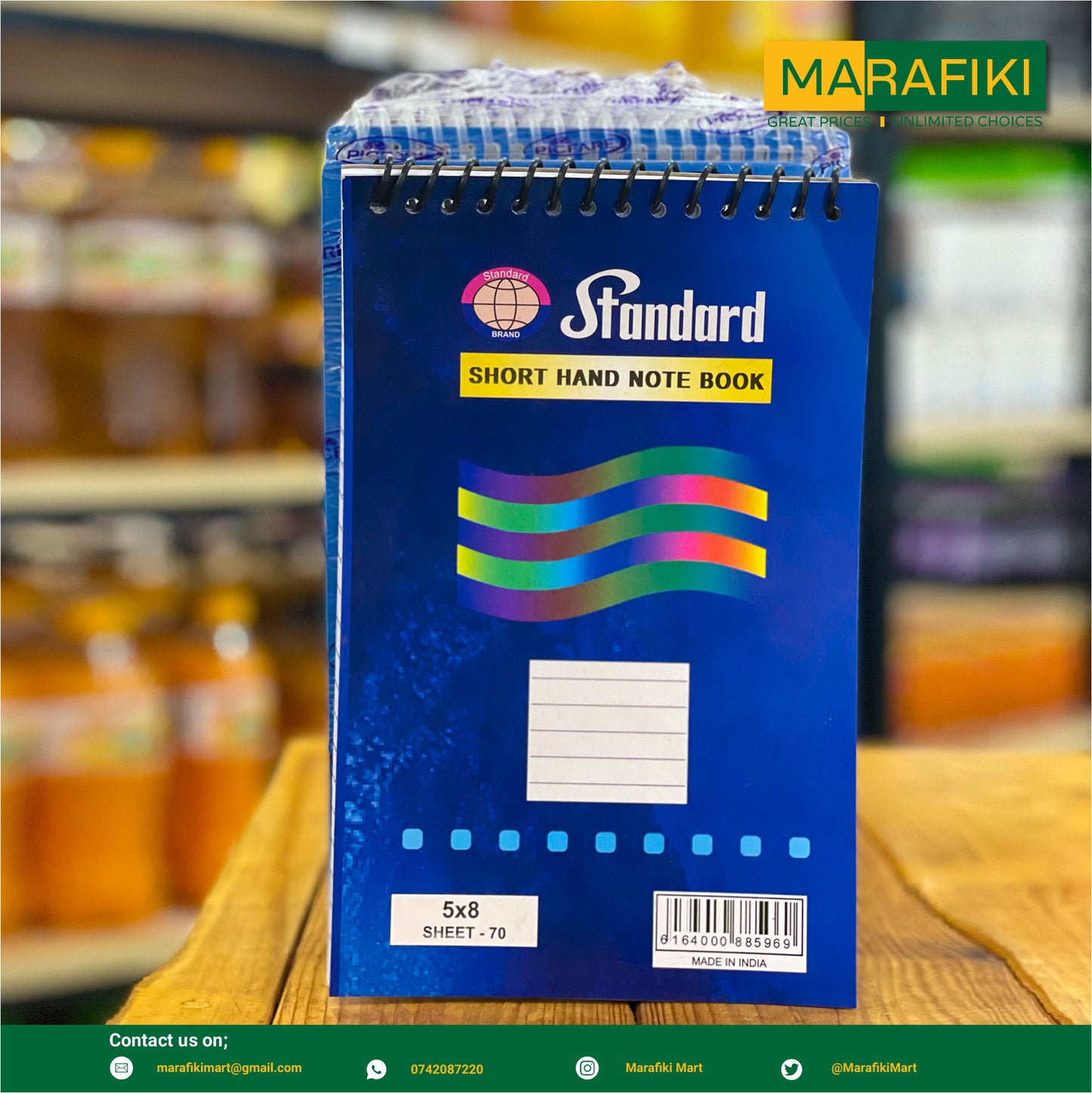 STANDARD SHORT HAND 5X8