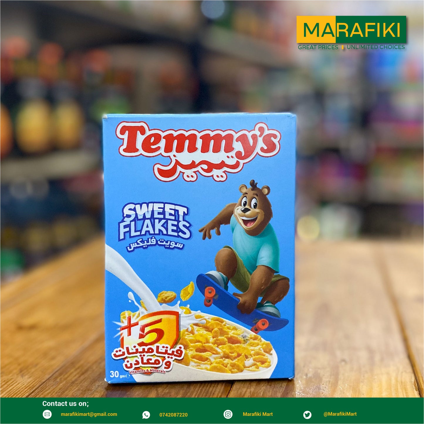 TEMMY'S SWEETFLAKES 30G