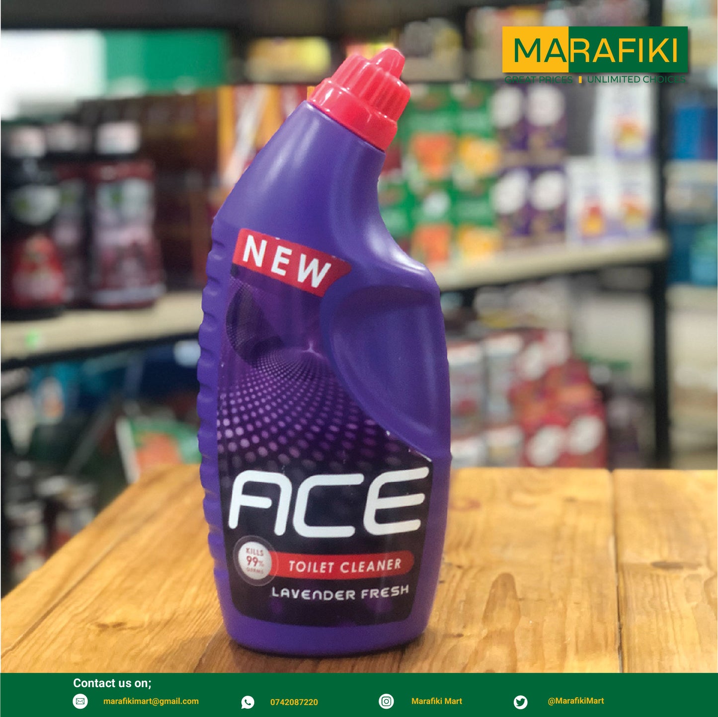 ACE TOILET CLEANER LAVENDER 1L