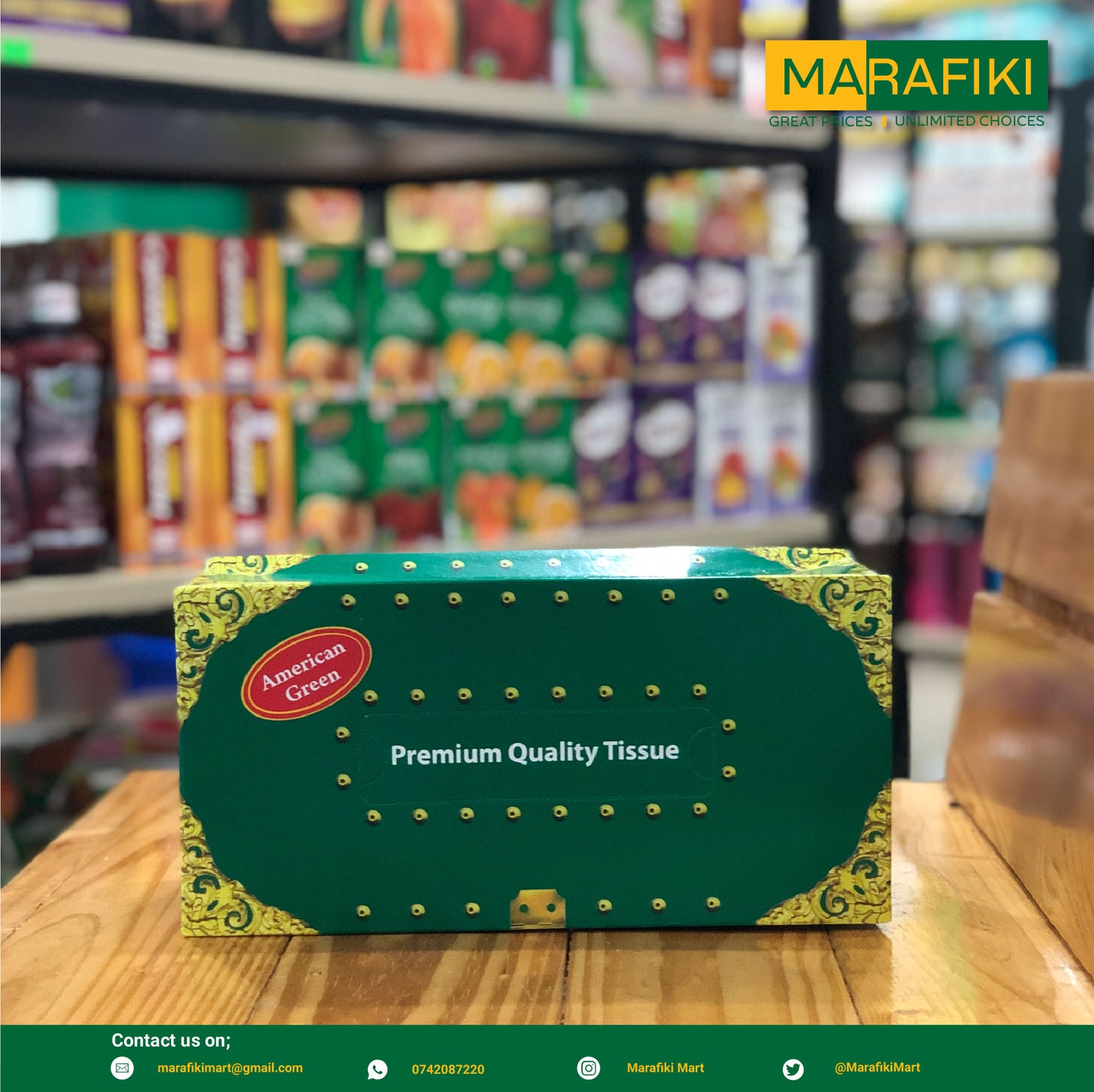 AMERICAN GREEN PREMIUM FACIAL WIPES