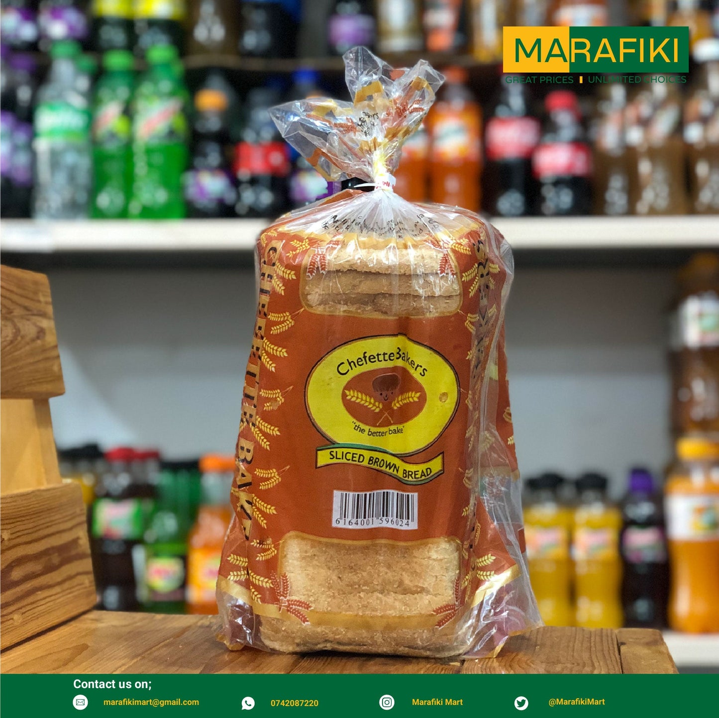 CHEFETTE SALT BREAD BROWN 1KG