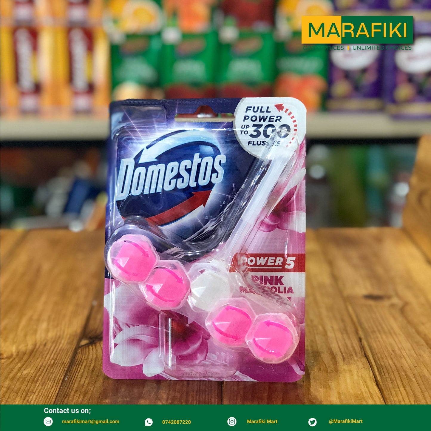 DOMESTOS BLOCK PINK MAGNOLIA 55G