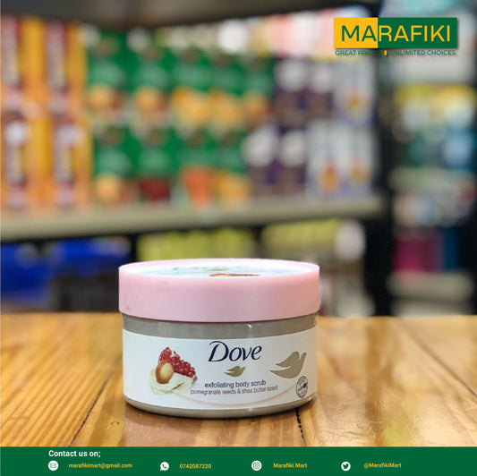 DOVE POMEGRANATE BODY SCRUB 225G