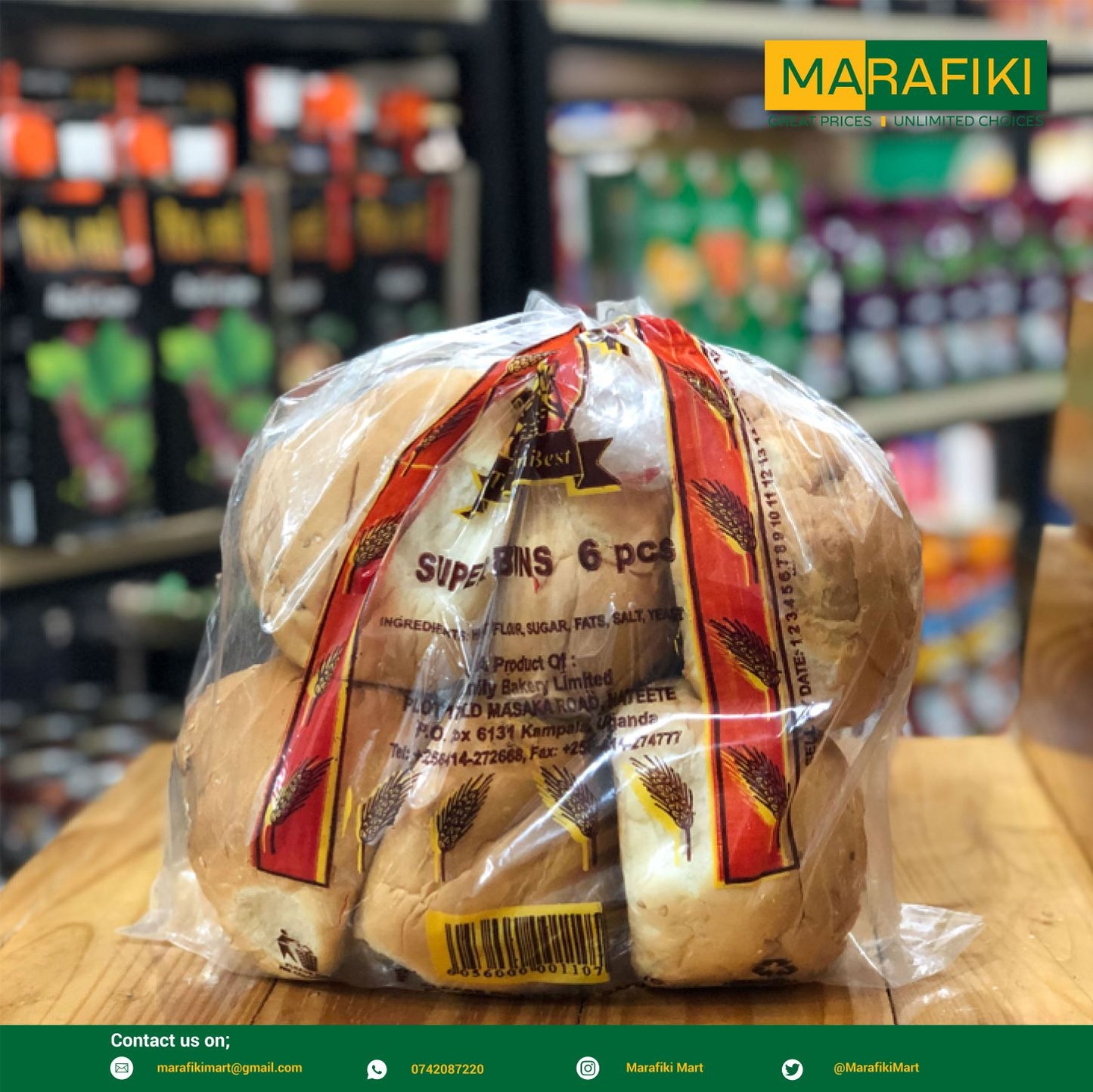 FAMILY LOAF SUPER BUNS 6 PCS