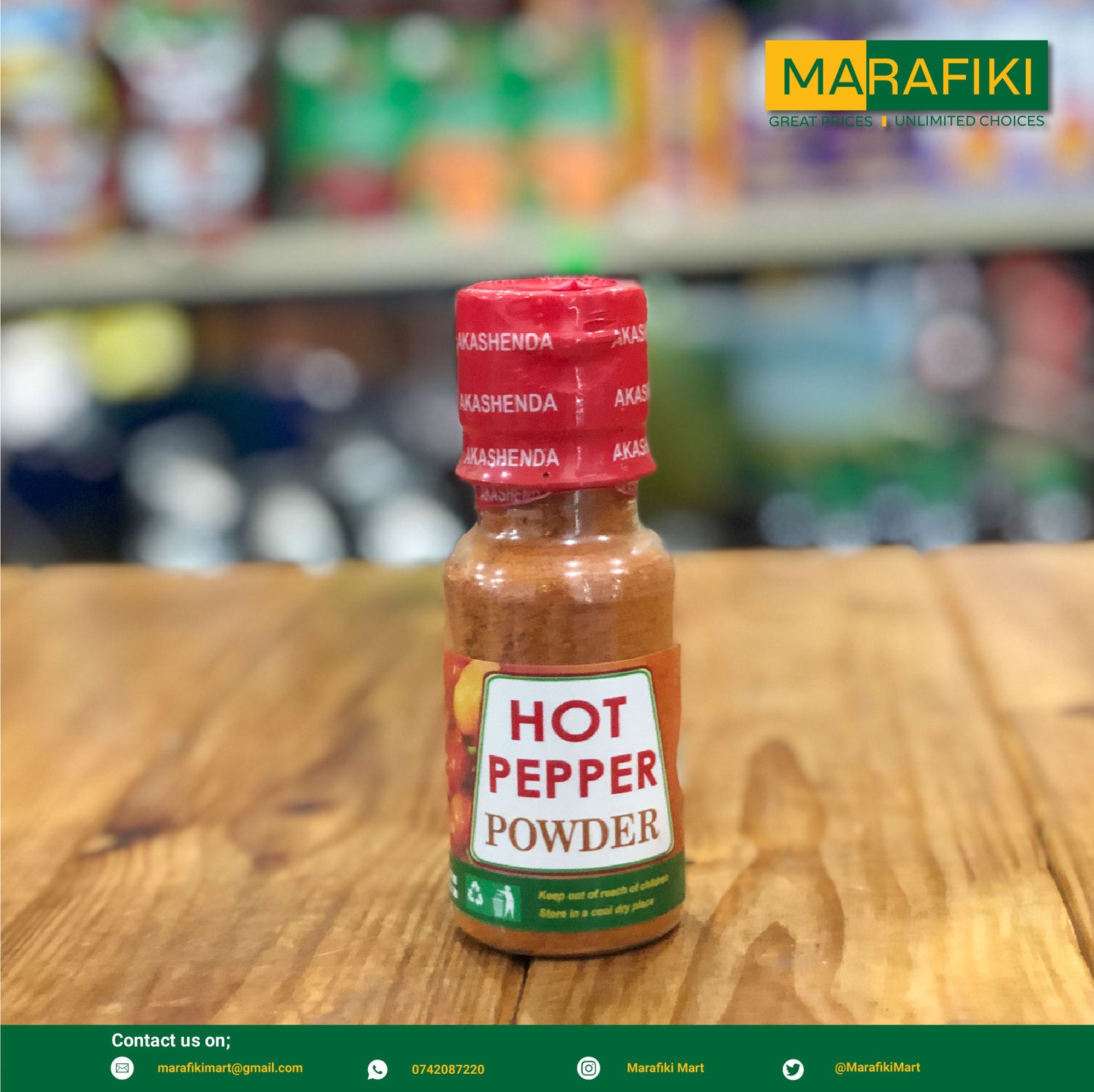 FRESH SPICES HOT PEPPER POWDER  50G