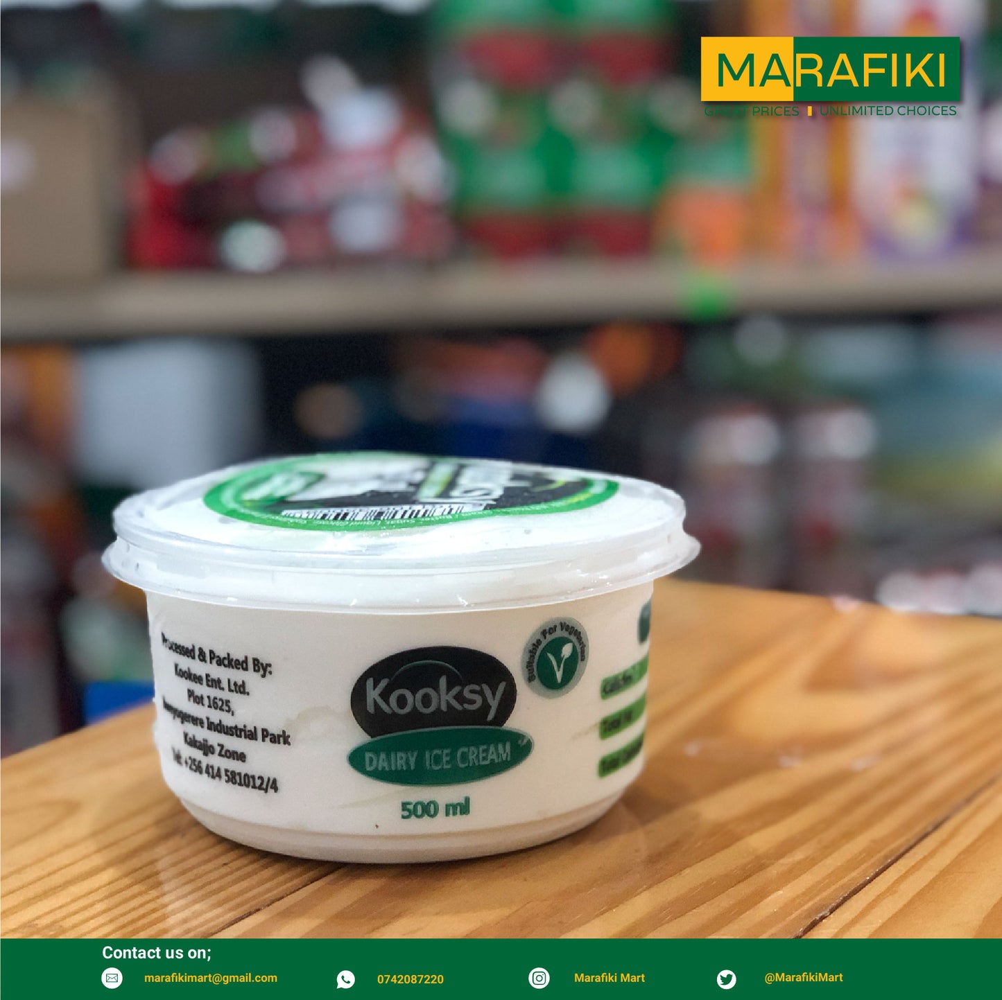 KOOKSY ICECREAM ASSORTED 500ML