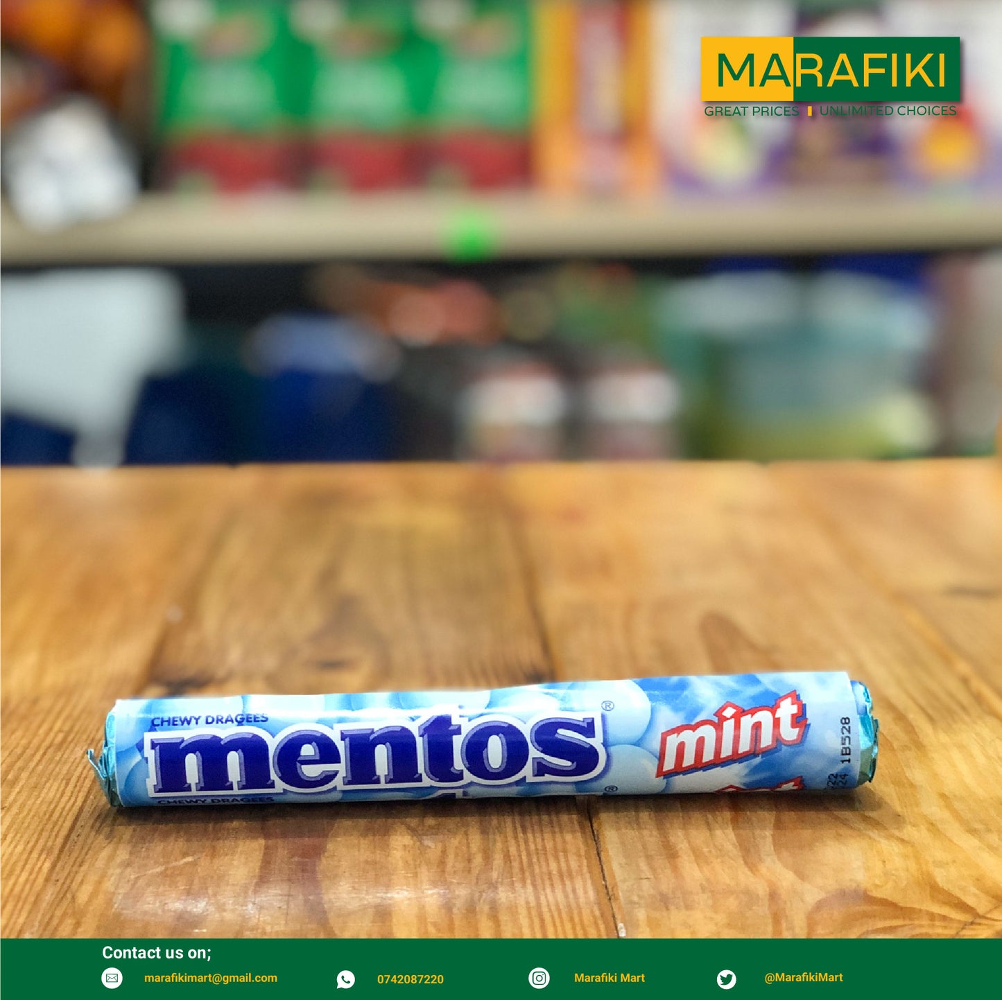 MENTOS ROLL MINT 37.5G