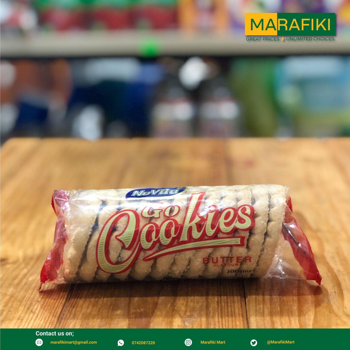 NUVITA GO COOKIES BUTTER 100GMS