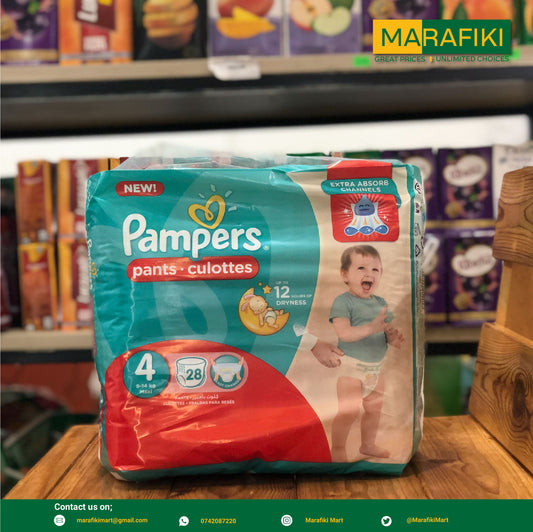 PAMPERS PANTS 4 -28PCS