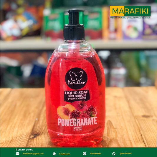 PAPILION HAND WASH POMEGRA 500ML