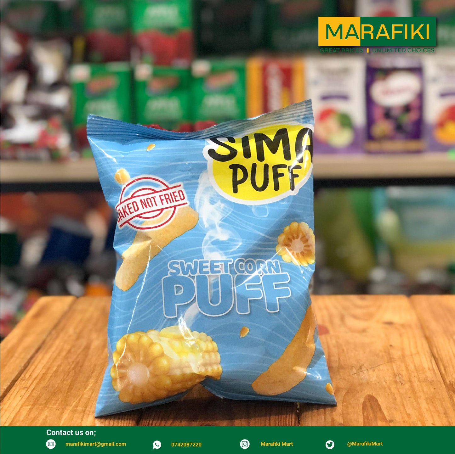 SIMA PUFF SWEET CORN 25G