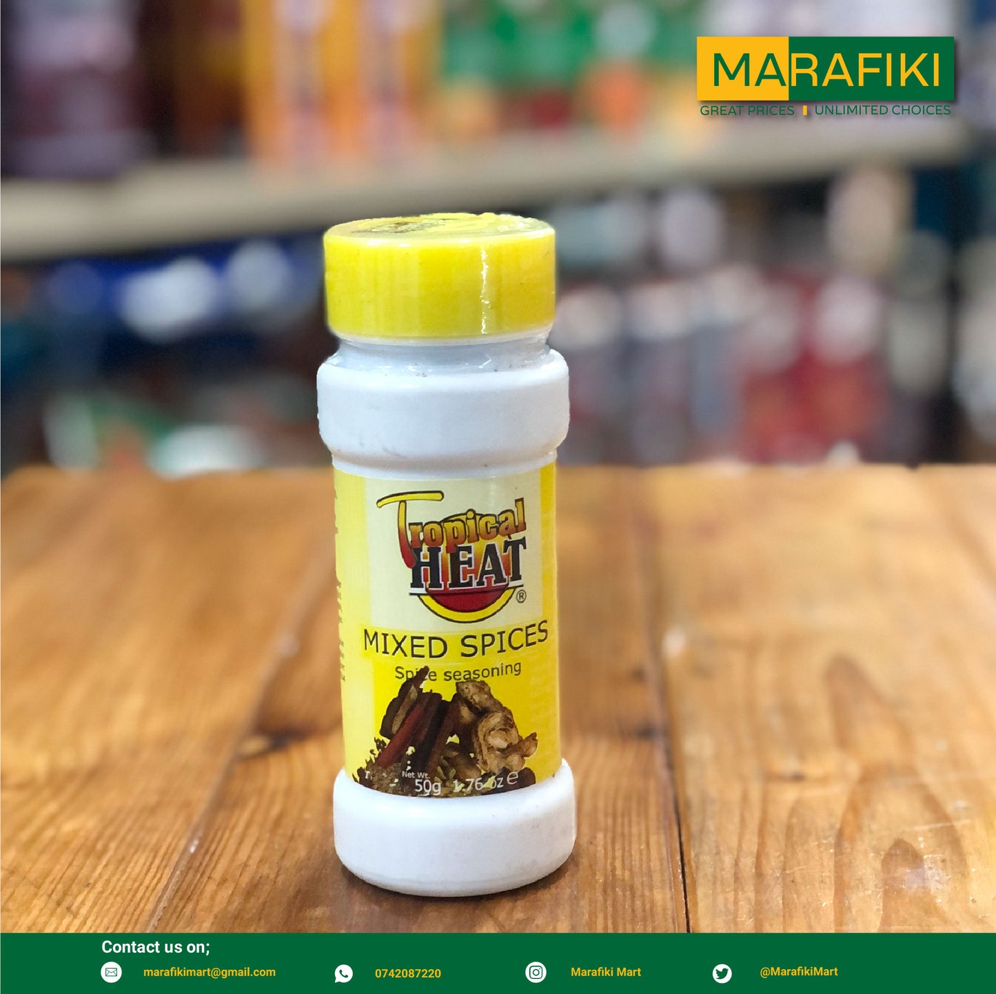 TROPICAL HEAT MIXED SPICES 50G