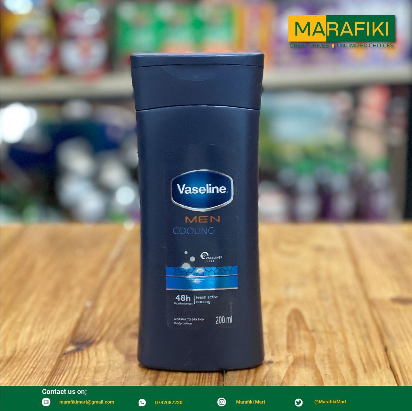 VASELINE LOTION MEN 200ML